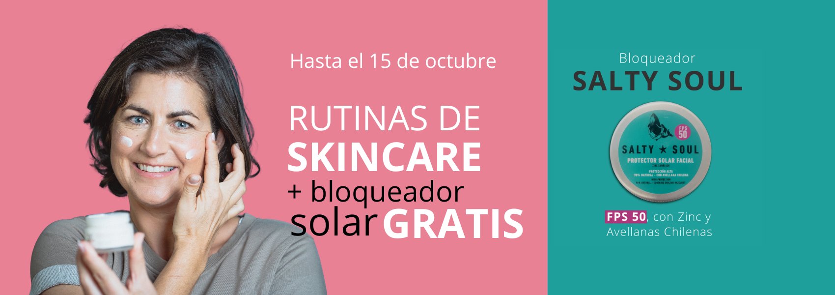 Tu Rutina de Skincare + bloqueador GRATIS