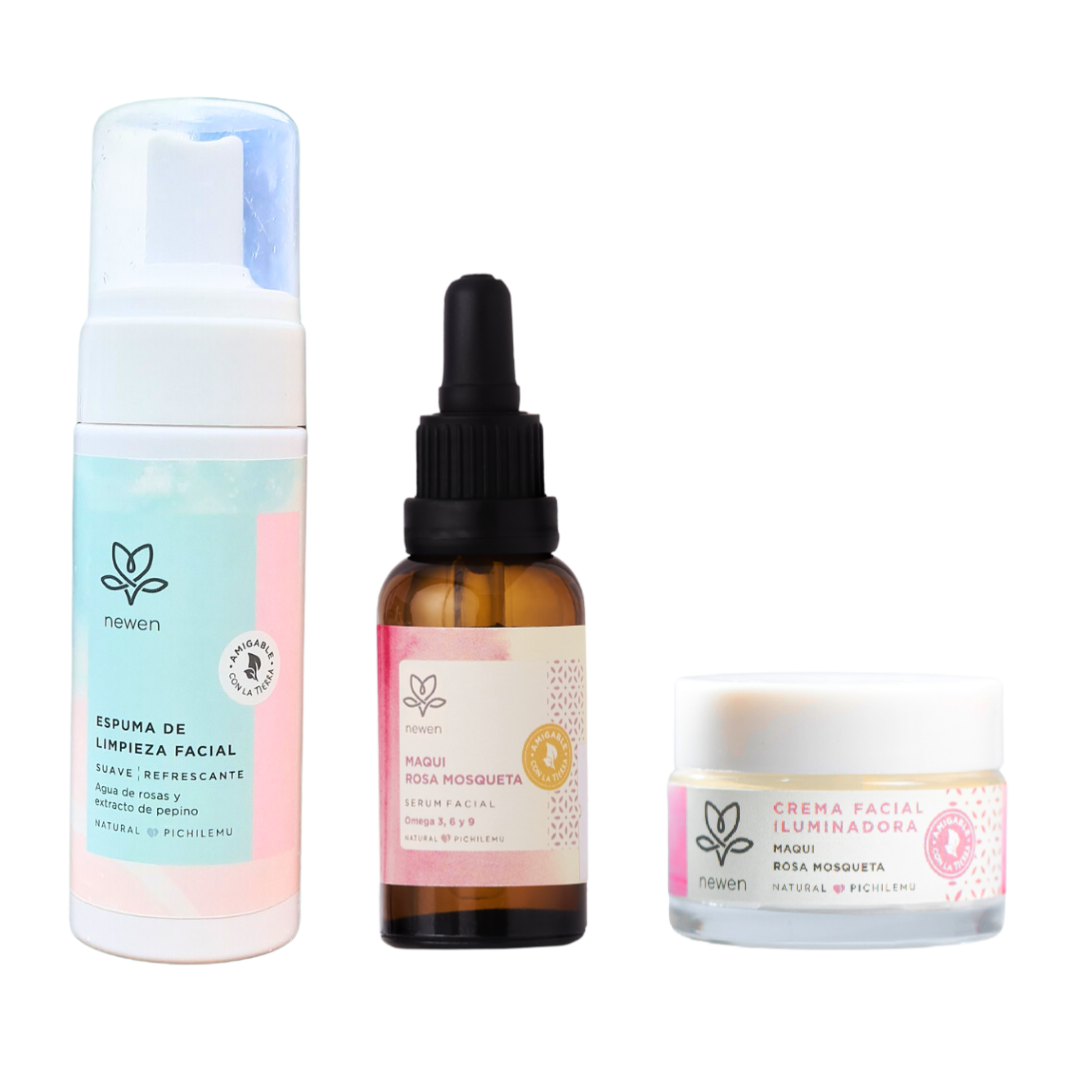 Pack Limpieza + nutrición + hidratación - Newen Cosmetica