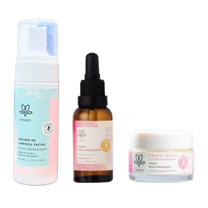 Pack Limpieza + nutrición + hidratación - Newen Cosmetica