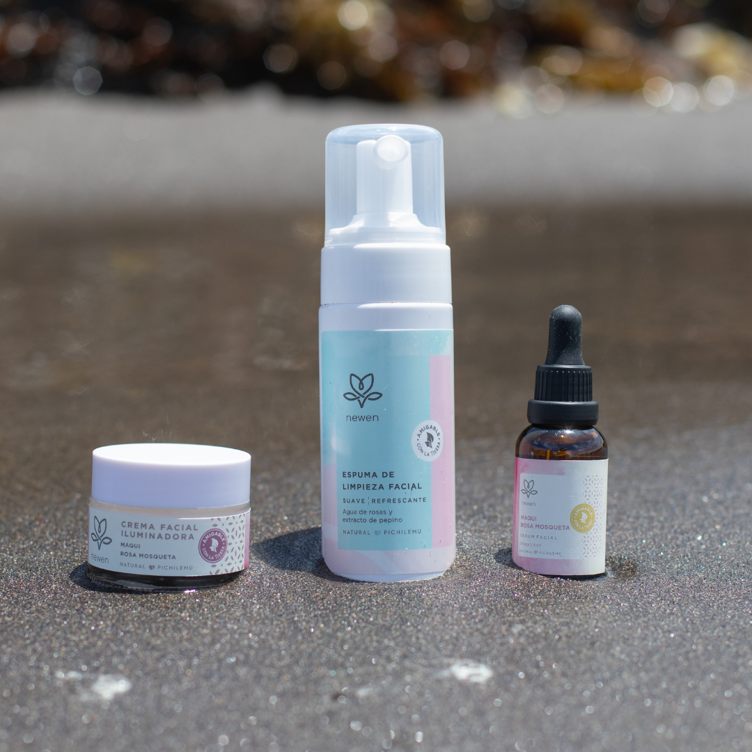 Pack Limpieza + nutrición + hidratación - Newen Cosmetica