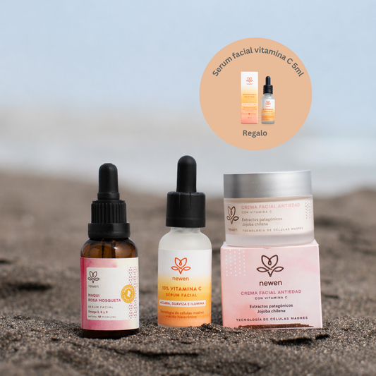 Rutina Día & Noche Antiedad Iluminadora - Newen Cosmetica