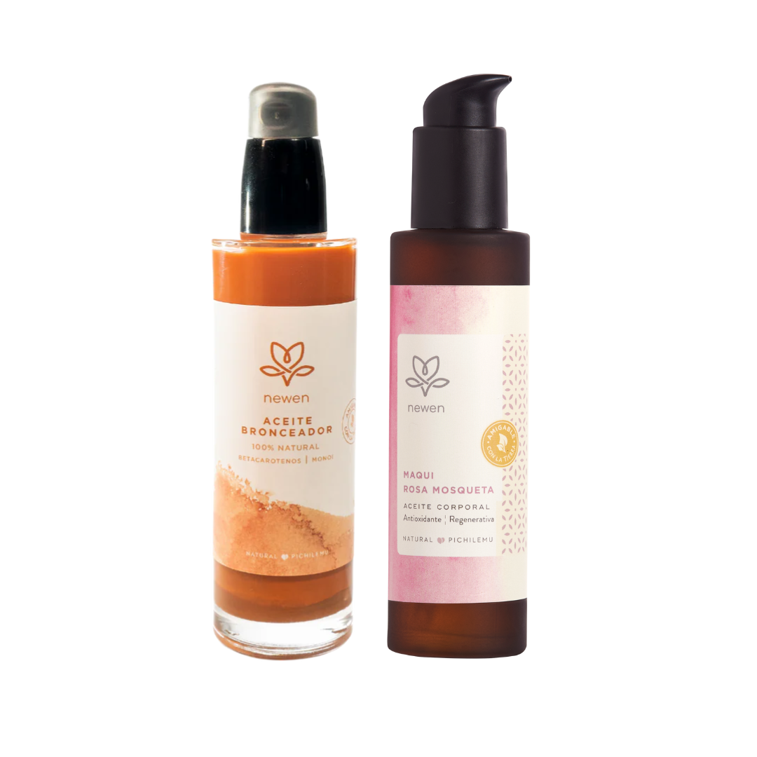 Pack Bronceado perfecto y piel hidratada - Newen Cosmetica