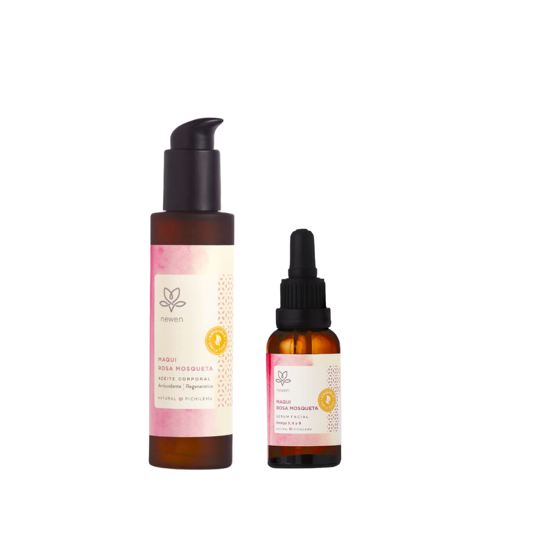 Pack ROSA MOSQUETA FACIAL Y CUERPO - Newen Cosmetica