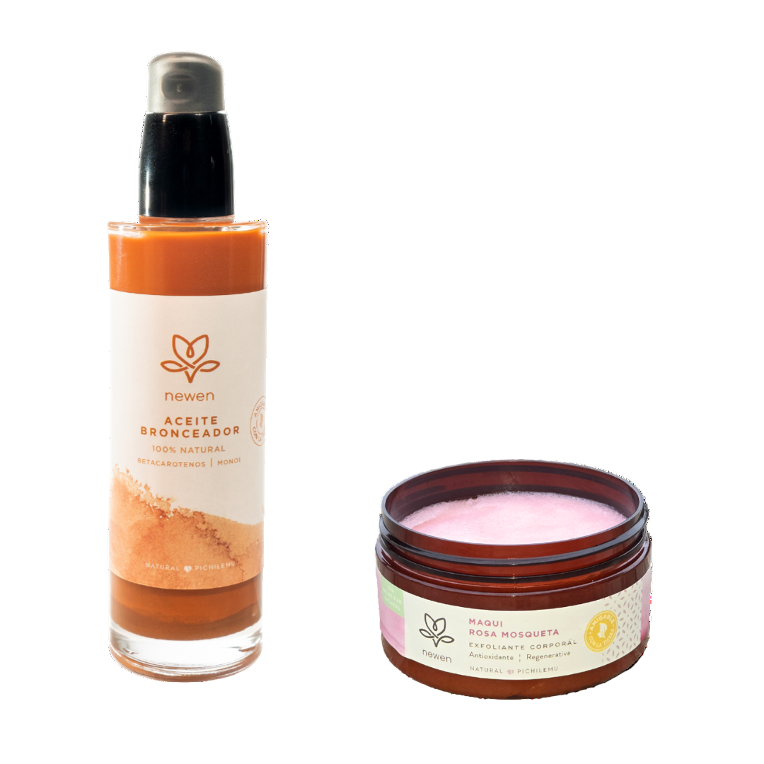 Pack Ritual bronceado perfecto - Newen Cosmetica