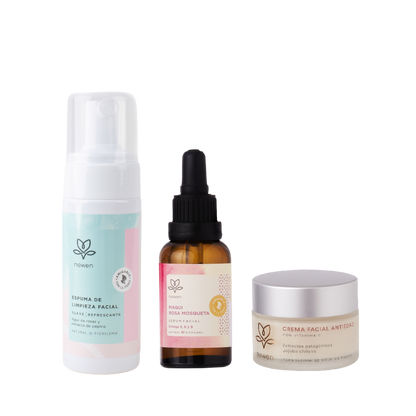 Rutina Esencial Antiedad Piel seca/normal - Newen Cosmetica