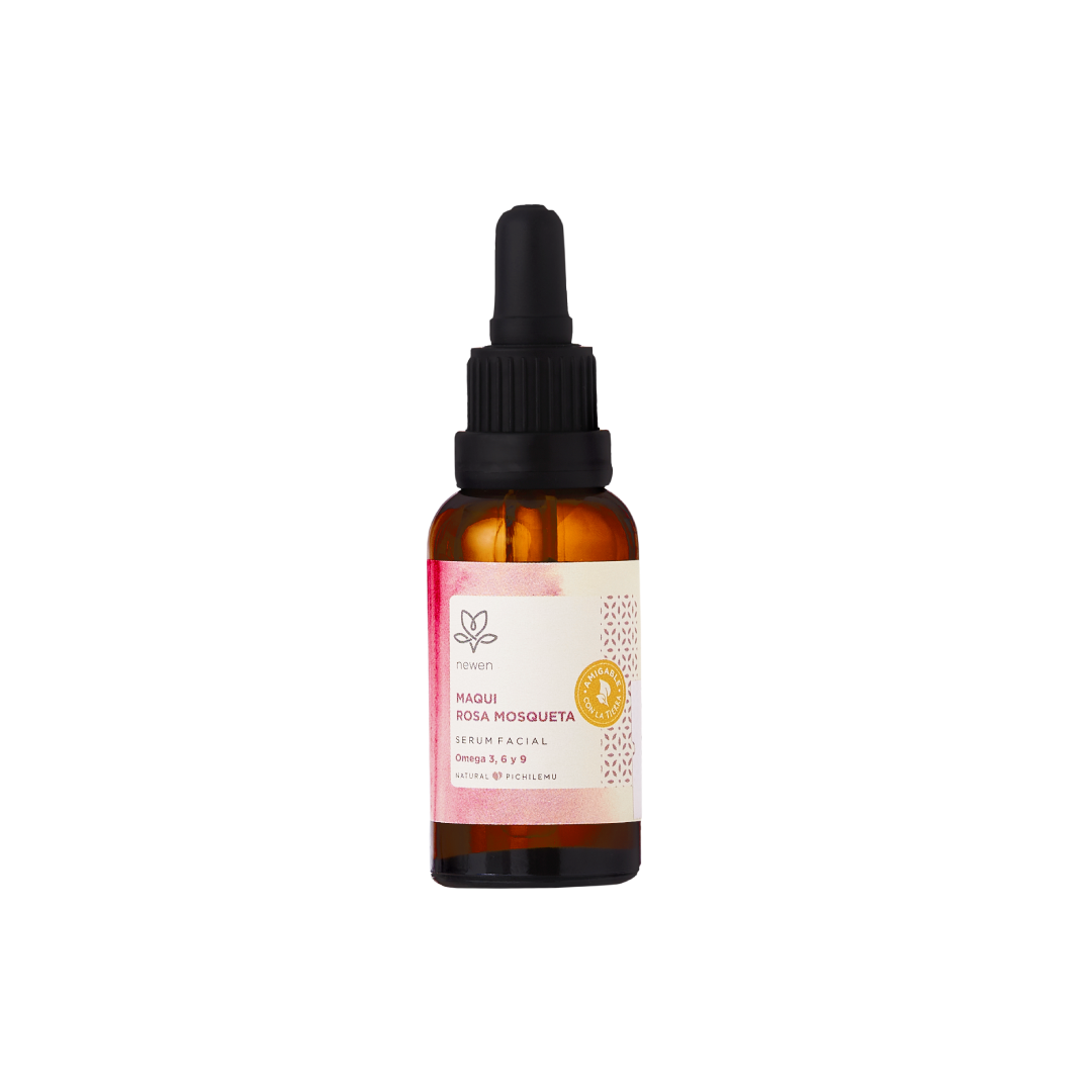 Serum Facial Maqui Rosa Mosqueta Reparador y Calmante - Newen Cosmetica