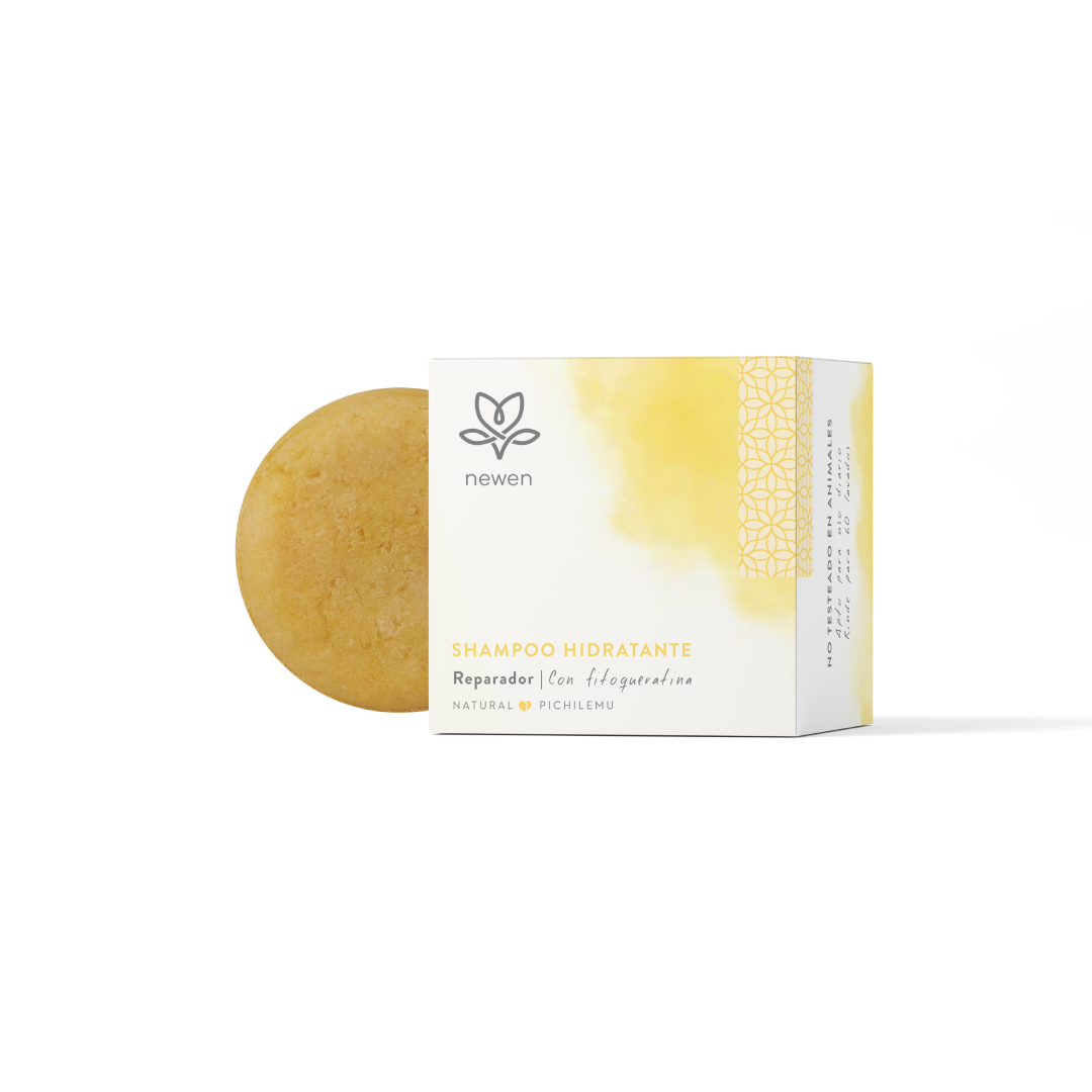 Shampoo Solido Cabello Seco Reparador - Newen Cosmetica