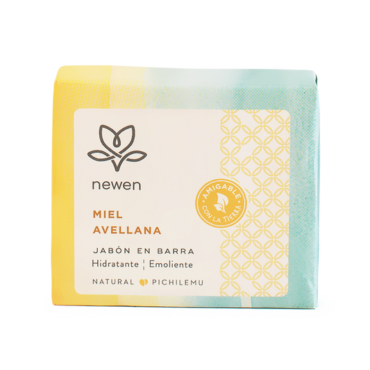 Jabón Natural Miel Avellana - Newen Cosmetica