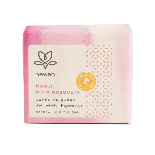 Jabón Natural Maqui Rosa Mosqueta - Newen Cosmetica
