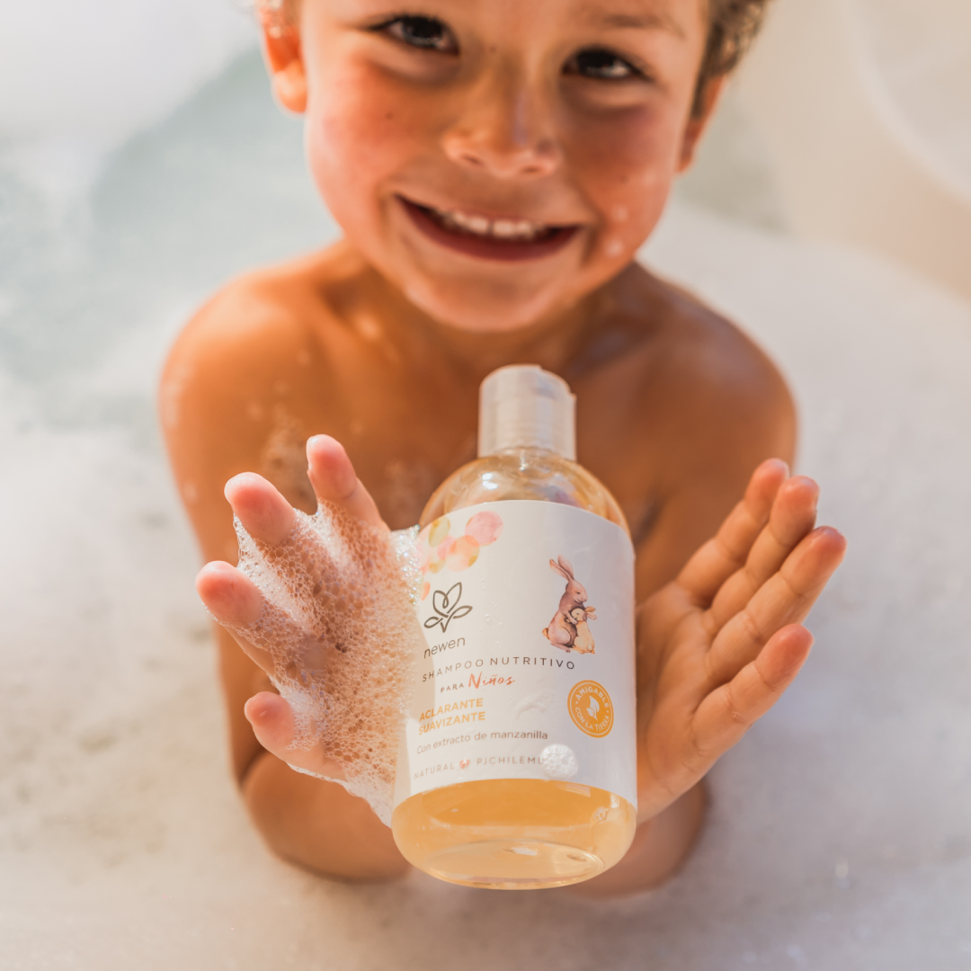 Shampoo Natural para niños y bebé Newen Cosmetica